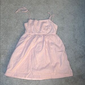 Altar'd State Pink Pleated Sundress Sleeveless Casual